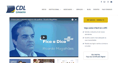 Desktop Screenshot of cdllimoeiro.com.br